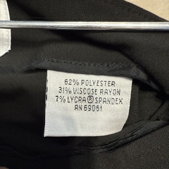 Talbots Women’s Size 16WP Petite Black Polyester Blend Stretch Waist Pant - Picture 4 of 11
